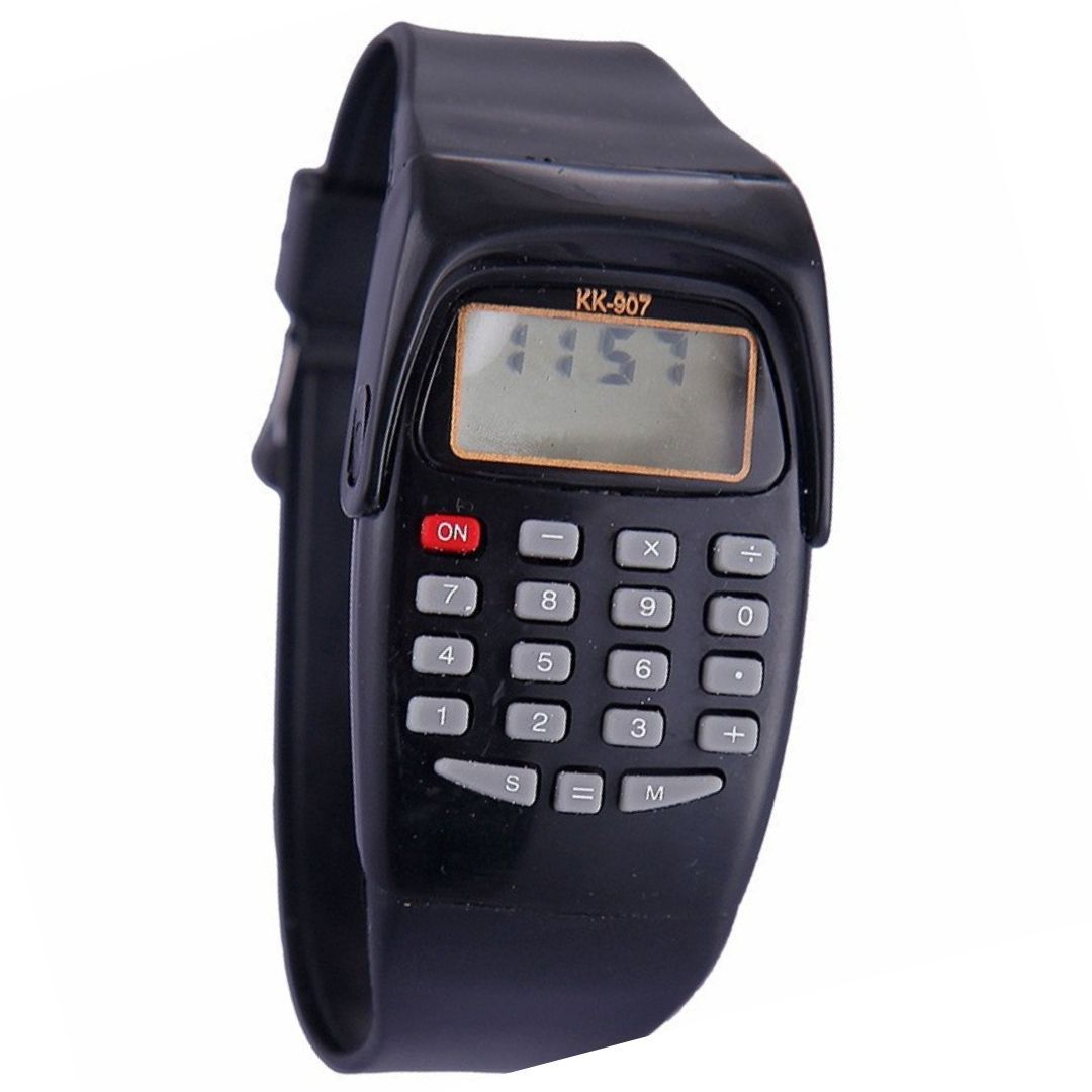 Электронные наручные часы с калькулятором KK-907