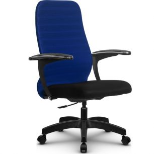 Кресло для руководителя Метта SU-CM-10P синий, ткань