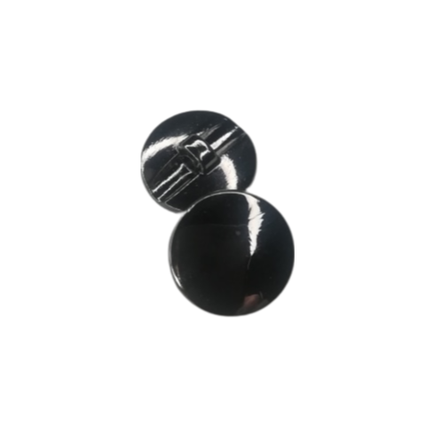 Пуговица 18L - 11мм, металл, цвет черный никель (JB75660)