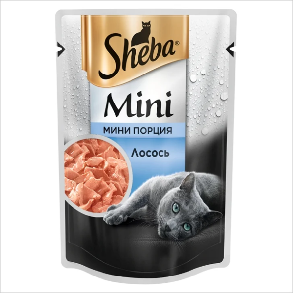 Влажный корм для кошек Sheba Mini мини-филе с лососем