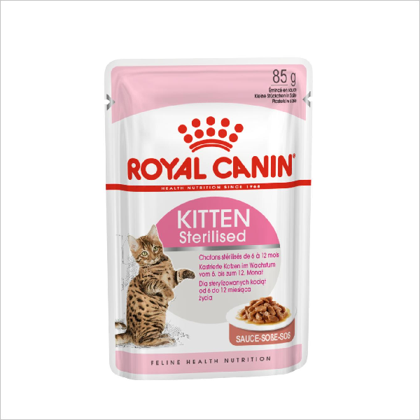 Влажный корм для кошек Royal Сanin Kitten Sterilised кусочки в соусе