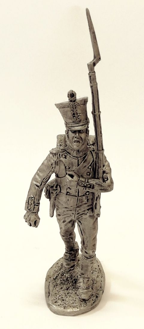 Фигурка Фузелёр линейной пехоты. Франция, 1812-15 гг. олово