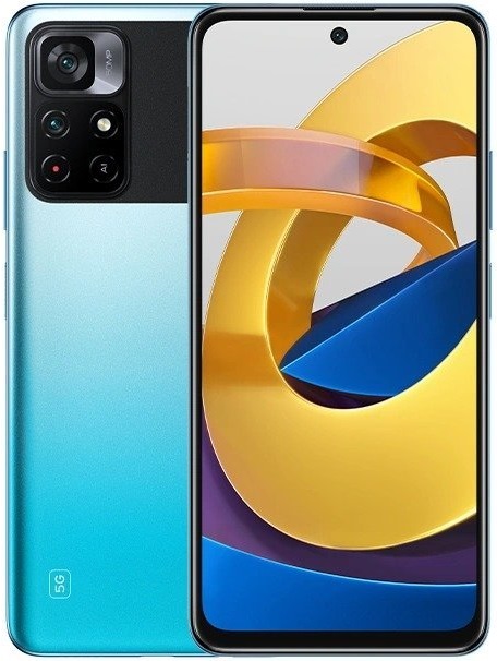 Смартфон Xiaomi Poco M4 Pro 5G 6/64 ГБ, холодный синий