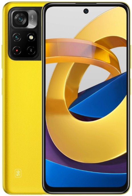 Смартфон Xiaomi Poco M4 Pro 5G 6/128 ГБ, Poco желтый