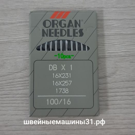 Иглы Organ DB х 1  № 100, универсальные 10 шт. цена 230 руб.