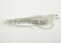 Сетевой шнур с вилкой и выключателем UCX-C12/01A-350 CLEAR 1А 250Вт 3,5м прозрачный ТМ Uniel