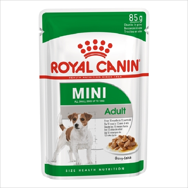 Влажный корм для собак мелких пород Royal Canin Mini кусочки в соусе