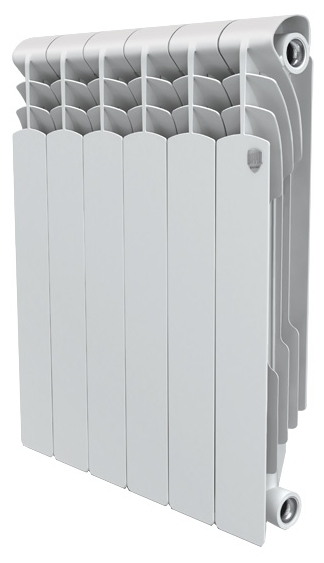 Радиатор алюминиевый Royal Thermo Revolution 500 2.0 – 6 секций, 11 м2, боковое подключение