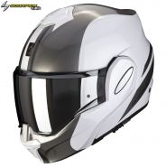 Шлем Scorpion EXO-Tech Forza, Бело-серебряный