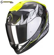 Шлем Scorpion EXO 1400 Air Carbon Aranea, Черно-желтый