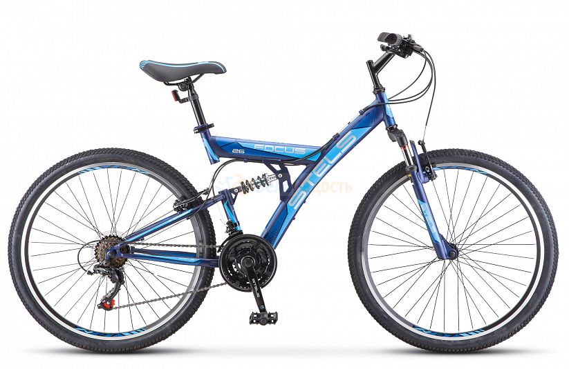 Велосипед двухподвесный Stels Focus V 26 18-sp V030 (2022)