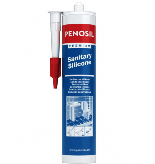 Герметик Penosil Sanitary,силиконовый санитарный 280мл.бел