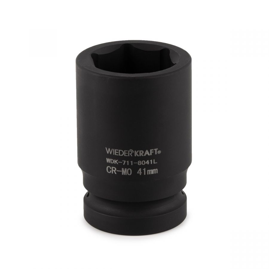 WDK-711-8041L Головка ударная глубокая 1″, 6 гр. 41 мм