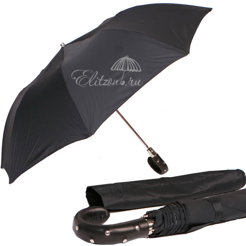 Зонт складной Pasotti Auto Esperto Oxford Black