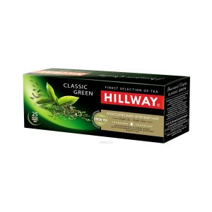 Чай зеленый в пакетиках HILLWAY 25*2г Сlassic Green