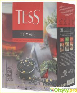 Чай черный в пакетиках Tess 100*1,5г Thyme