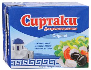 Продукт рассольный СИРТАКИ 200гр 55% Original д/греческого салата