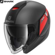 Шлем Shark CityCruiser Karonn, Антрацитово-красный