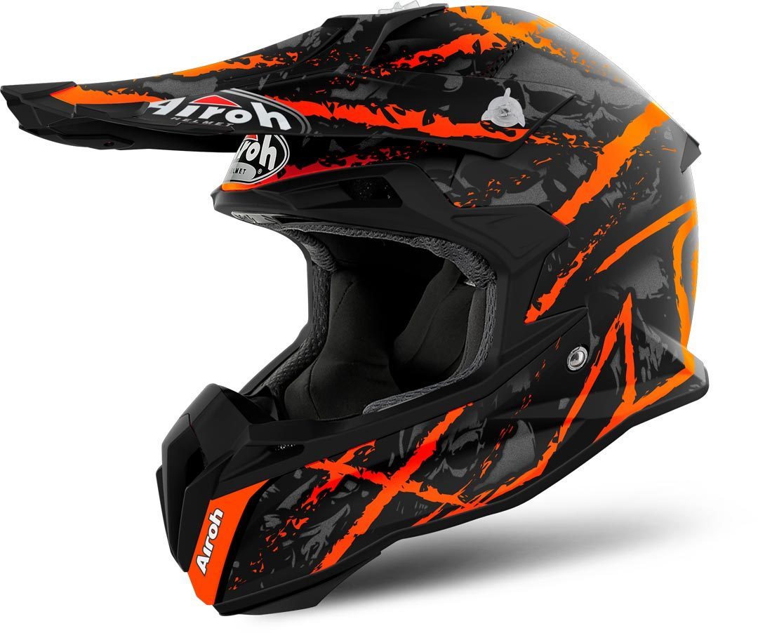Airoh - Terminator Open Vision Carnage Orange шлем, оранжевый