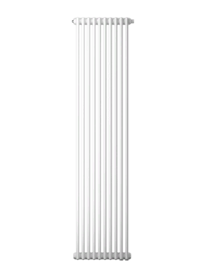 Радиатор трубчатый Zehnder Charleston 3180, 8 секций, 21 м2, нижнее подключение, RAL 9016 (белый) (кроншт. в компл)