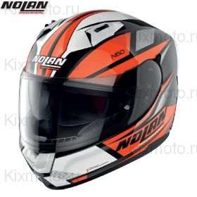 Шлем Nolan N60.6 Downshift, Оранжево-черный