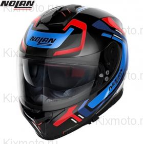 Шлем Nolan N80-8 Ally, Черно-красно-синий
