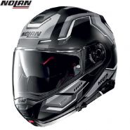 Шлем Nolan N100.5 Upwind, Черно-серый