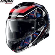 Шлем Nolan N100.5 Plus Starboard, Сине-красный