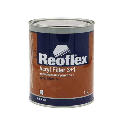 Грунт Reoflex акриловый 3+1 серый 1л. без отвердителя