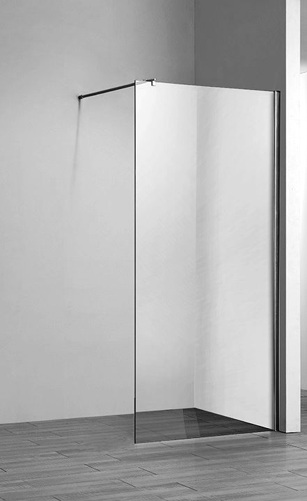 Душевая стеклянная перегородка Oporto Shower А-80 120x200 прозрачное стекло