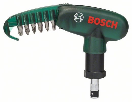 Карманная отвертка с 9 битами Bosch 2607019510
