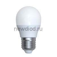 Лампа светодиодная LED-G45-6W/4000K/E27/FR/RA95 PLK01WH Форма «шар» матовая 4000К