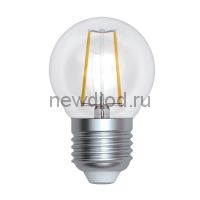 Лампа светодиодная диммируемая LED-G45-9W/4000K/E27/CL/DIM GLA01TR шар прозр Air 4000K ТМ Uniel