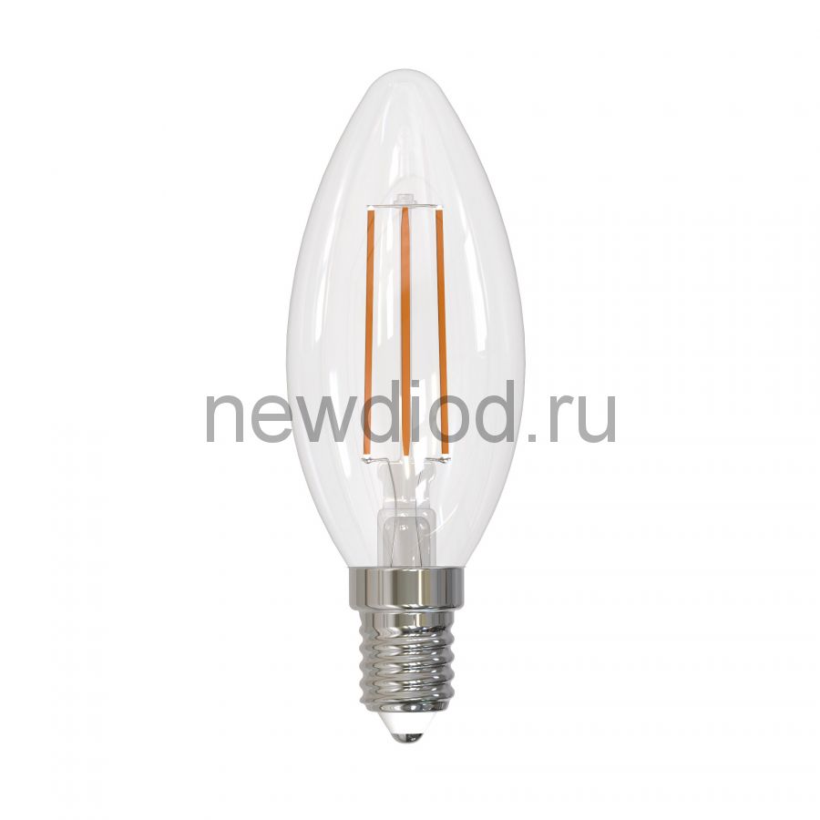 Лампа светодиодная диммируемая LED-C35-9W/4000K/E14/CL/DIM GLA01TR форма "свеча" серии Air 4000К
