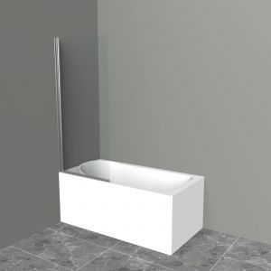 Душевая шторка на ванну BelBagno UNO-V-1-70/150-C-Cr