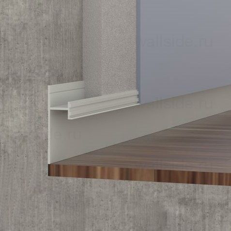 Теневой плинтус скрытого монтажа Pro Design анодированный
