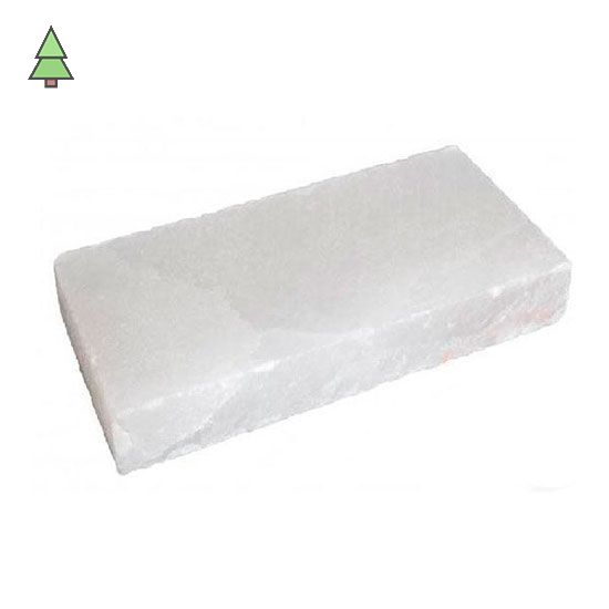 Плитка из гималайской соли белая 25*200*100 мм шлифованная
