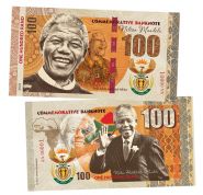 100 dollars Nelson Mandela (South Africa) — Нельсон Мандела (ЮАР)​. Памятная банкнота UNC Oz