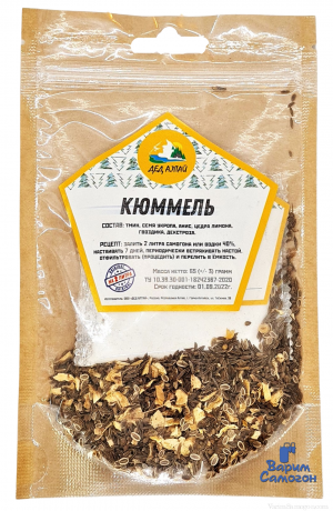 Набор трав и специй для настаивания КЮММЕЛЬ (Алтай)