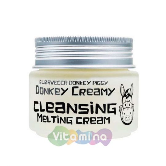 Elizavecca Очищающий крем с молоком ослиц Donkey Creamy Cleansing Melting Cream