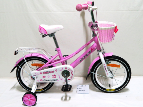 Велосипед 18" AVENGER LITTLE STAR розовый/белый