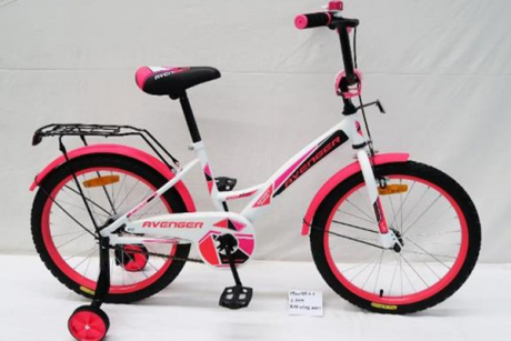 Велосипед 20" AVENGER NEW STAR белый/розовый неон
