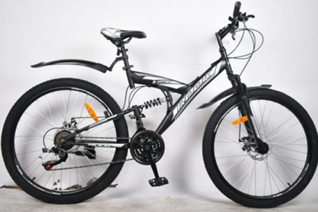 Велосипед 26" Rook TS260D черный/серебристый
