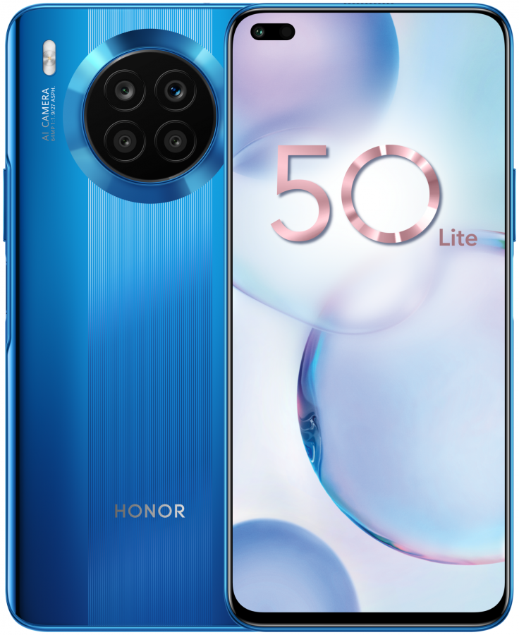 Смартфон HONOR 50 Lite 6/128 ГБ, синий