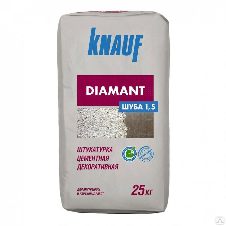 Штукатурка Knauf (Кнауф) цементная декоративная Диамант шуба 1,5  25кг.
