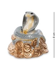 Фигурка «Змея - к богатству» мал. 8x8 см, h=8 см (CMS-37/10)