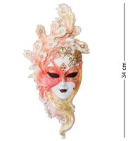 Венецианская маска «Павлин» 17.5x4.5 см, h=34 см (WS-308)