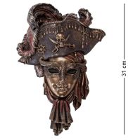 Венецианская маска «Пират» 20.5x7.5 см, h=31 см (WS-324)
