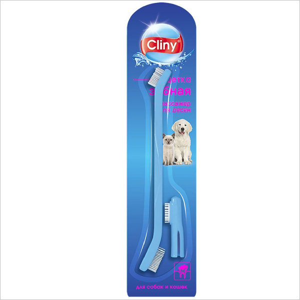 Зубная щетка массажер для кошек и собак Cliny
