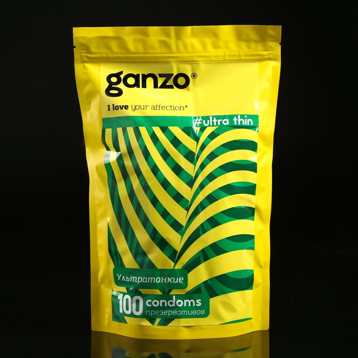 Презервативы Ganzo Ultra Thin ультратонкие, 100 шт.